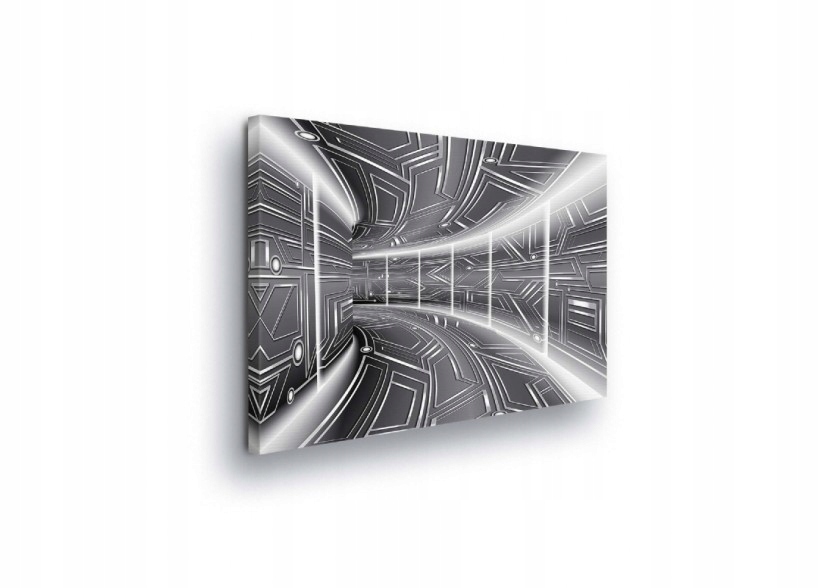 Obraz 100x75 Geometrický portál Minimalismus a hloubka Salon Futurismus