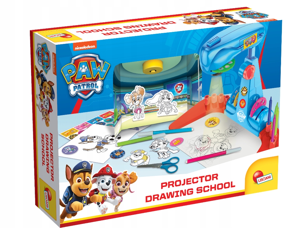 Projektor LED Psi Patrol PAW PATROL 104710 LISCIANI Szkoła rysowania Kod producenta 10470