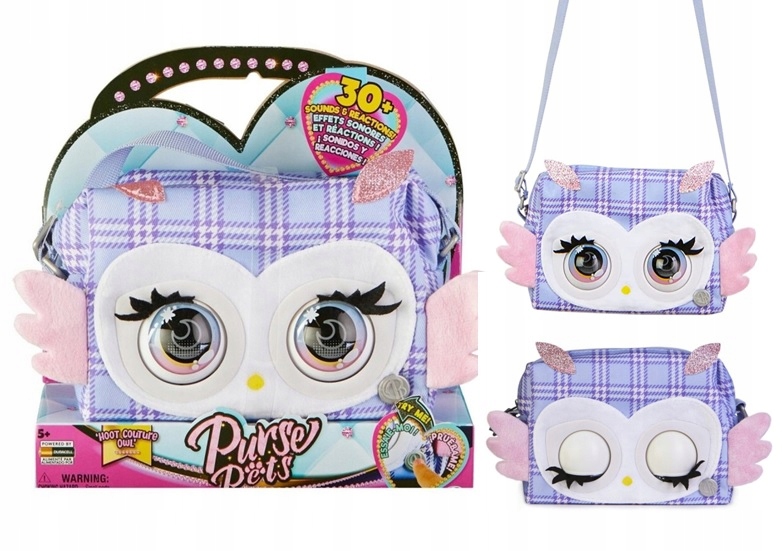 

Purse Pets Interaktywna Torebka Sowa Hoot Couture