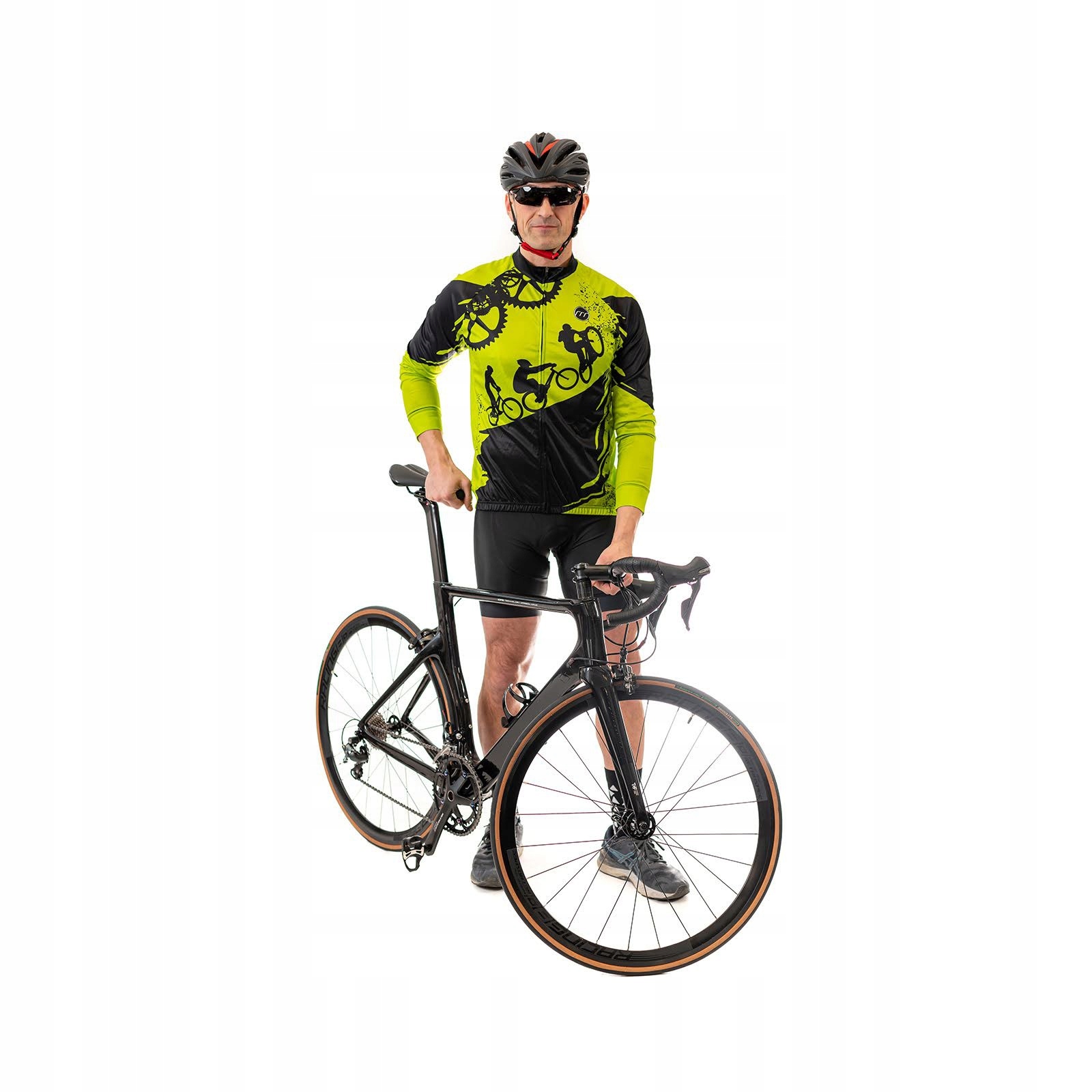 Madani: koszulka rowerowa męska RALLY, r. S Rękaw długi rękaw