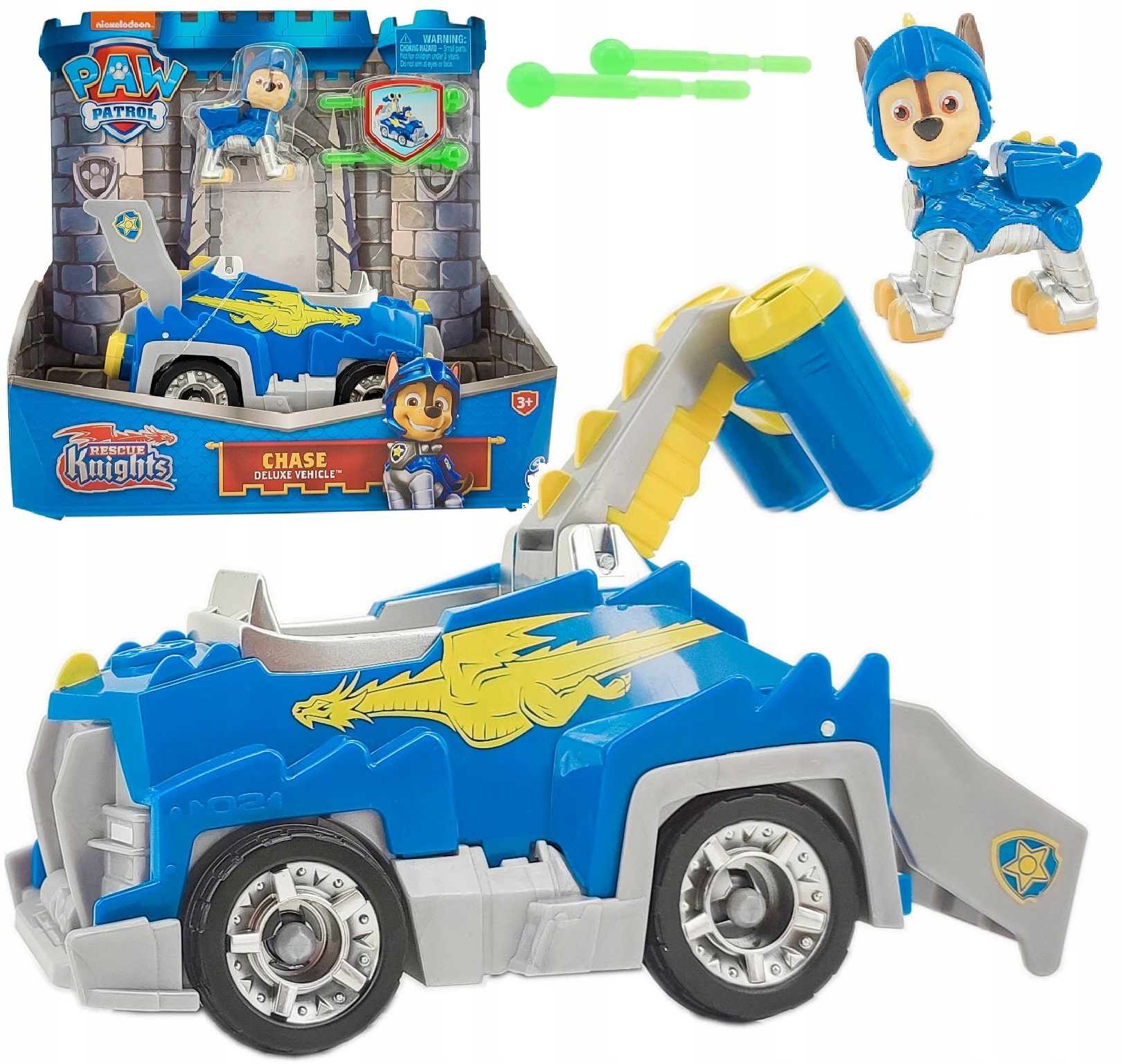 

Psi Patrol Rycerze Knights Figurka Chase Radiowóz