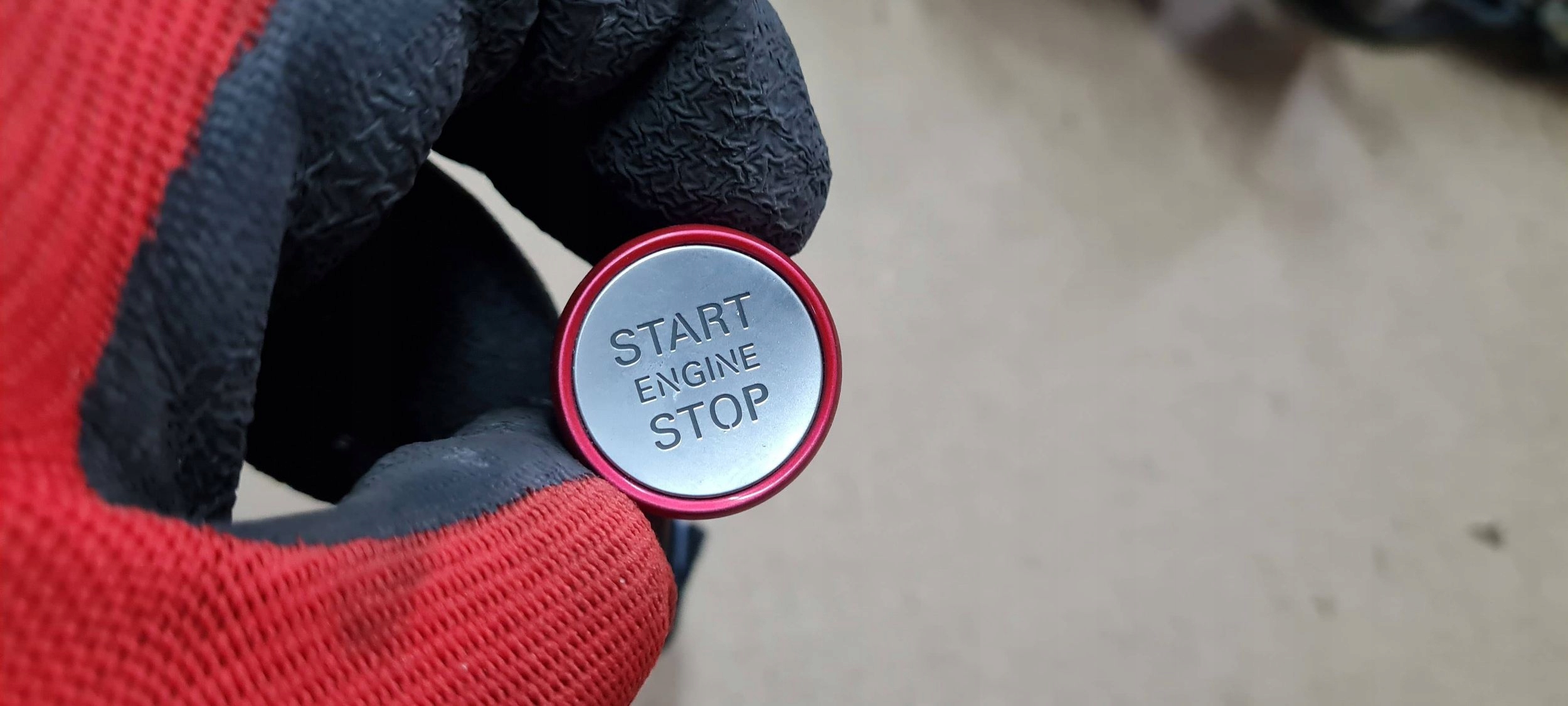 S6 C7 4G LIFT button START STOP red AUDI A7 S7 RS6 RS7 4G1905217D
