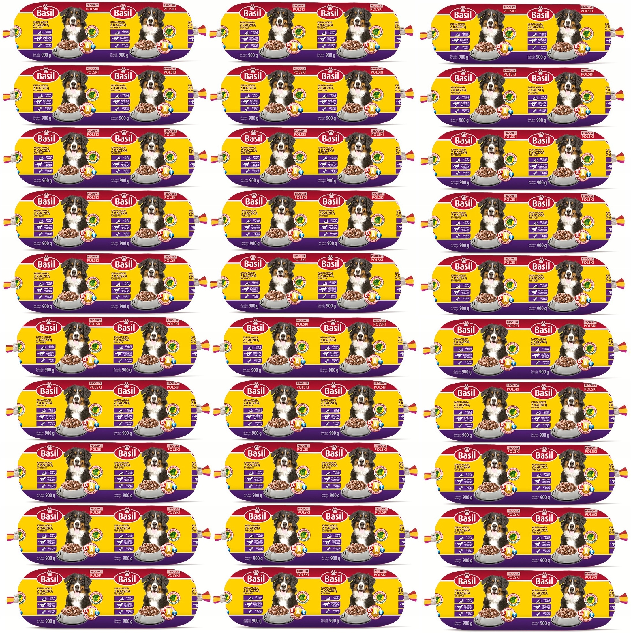 Levně Tyčinka Basil 900 g s kachnou x 30 ks