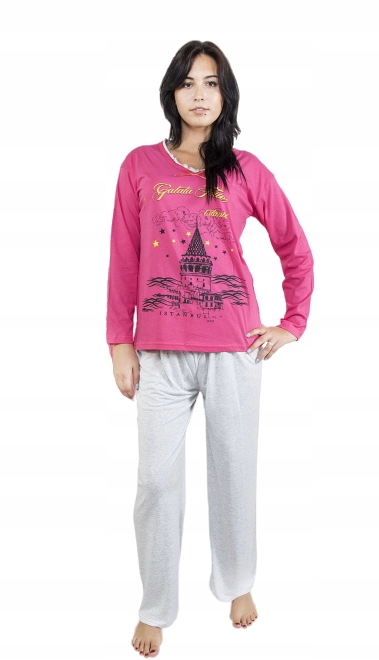 

Wygodna Piżama 100% Turecka Bawełna Kolory r.L