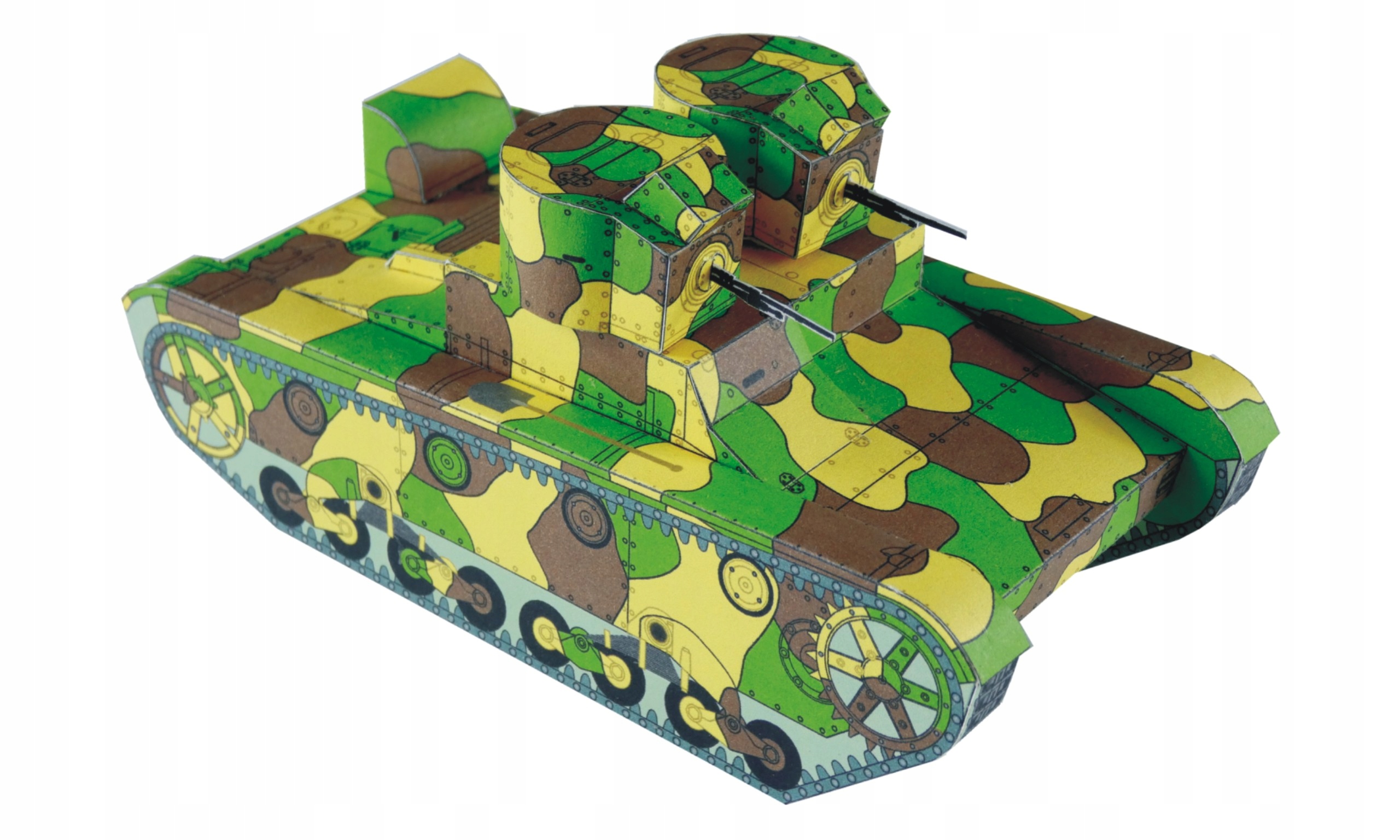 

Model do sklejania_VICKERS Z KARABINAMI_ExtraModel