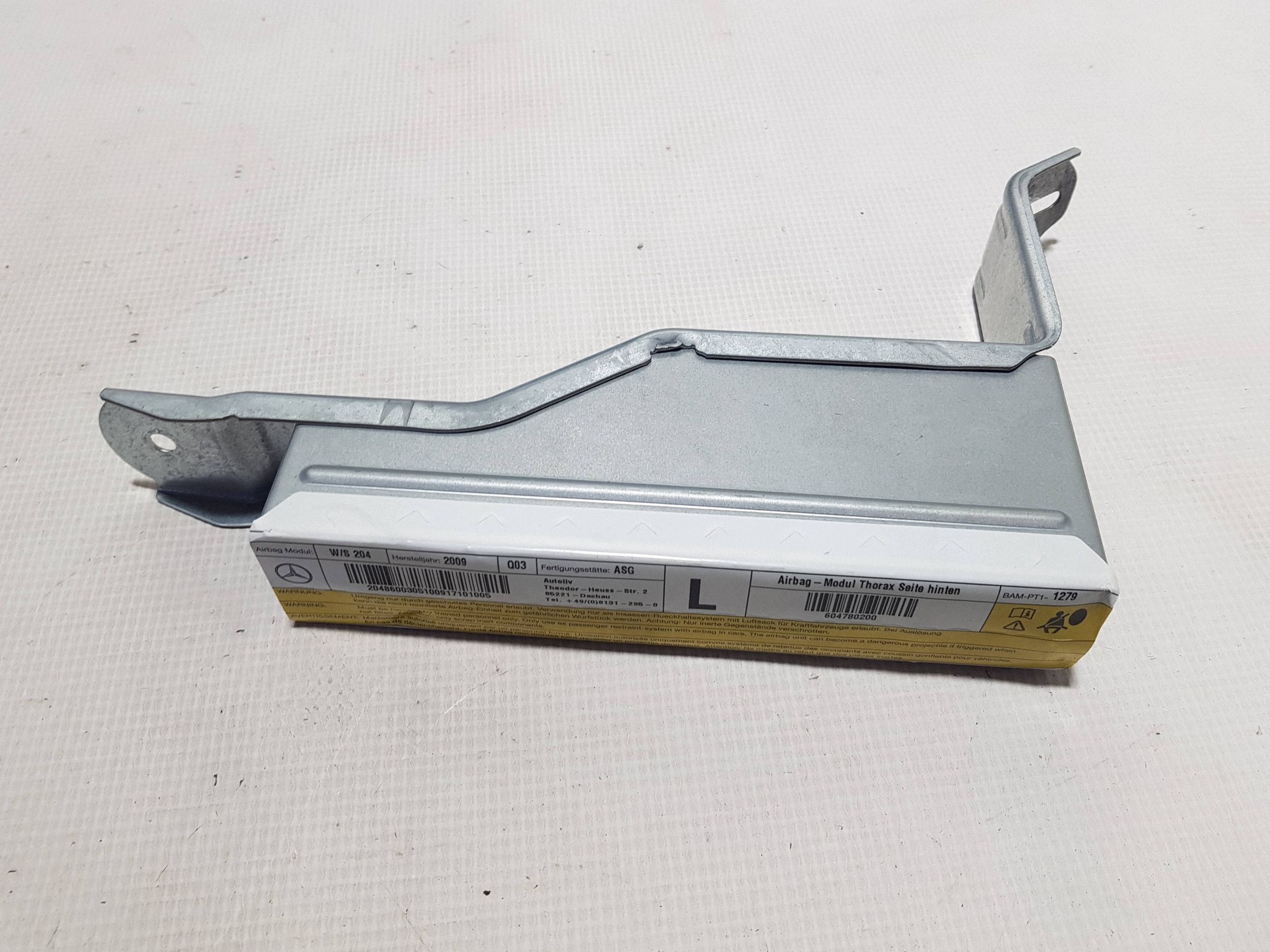 airbag airbag KANAPY left MERCEDES C W204
