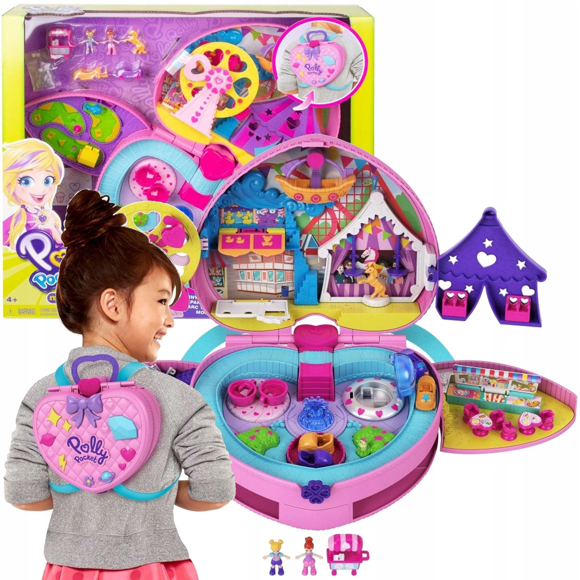 

Lalka Polly Pocket Rozkładany Plecak Park Rozrywki