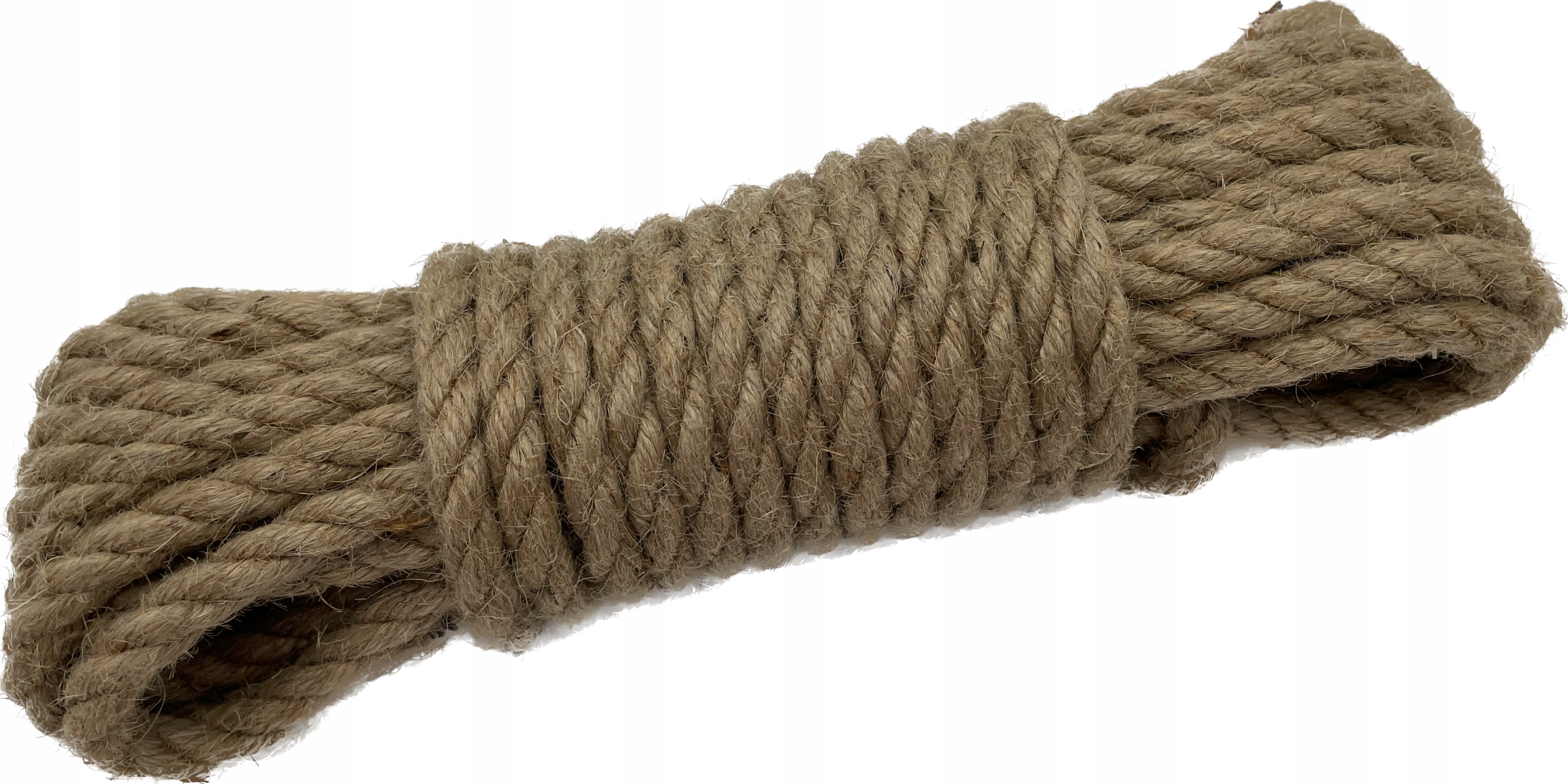 

Lina jutowa żeglarska kręcona Sznur 8 mm 10 m