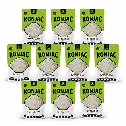 Levně Těstoviny Konjac Keto Fettuccine Bezlepkové Bio Balíček 8+2 Zdarma
