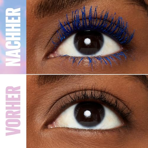 MAYBELLINE Nowy Jork Tusz Do Rzęs Sky High Czarny Niebieski Burgund 3x7,2ml — miniatura 4