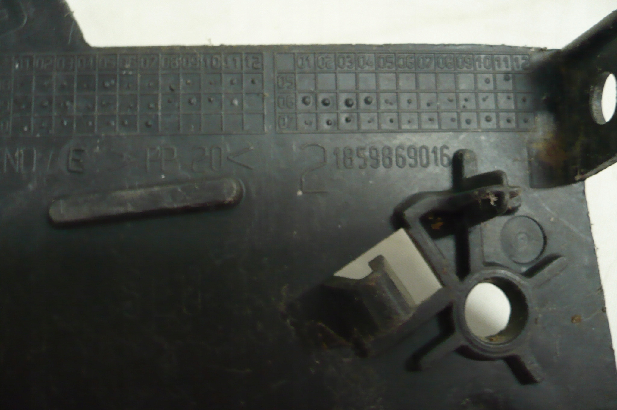 PEUGEOT 207 holder bumper bracket right rear part HB 06-12