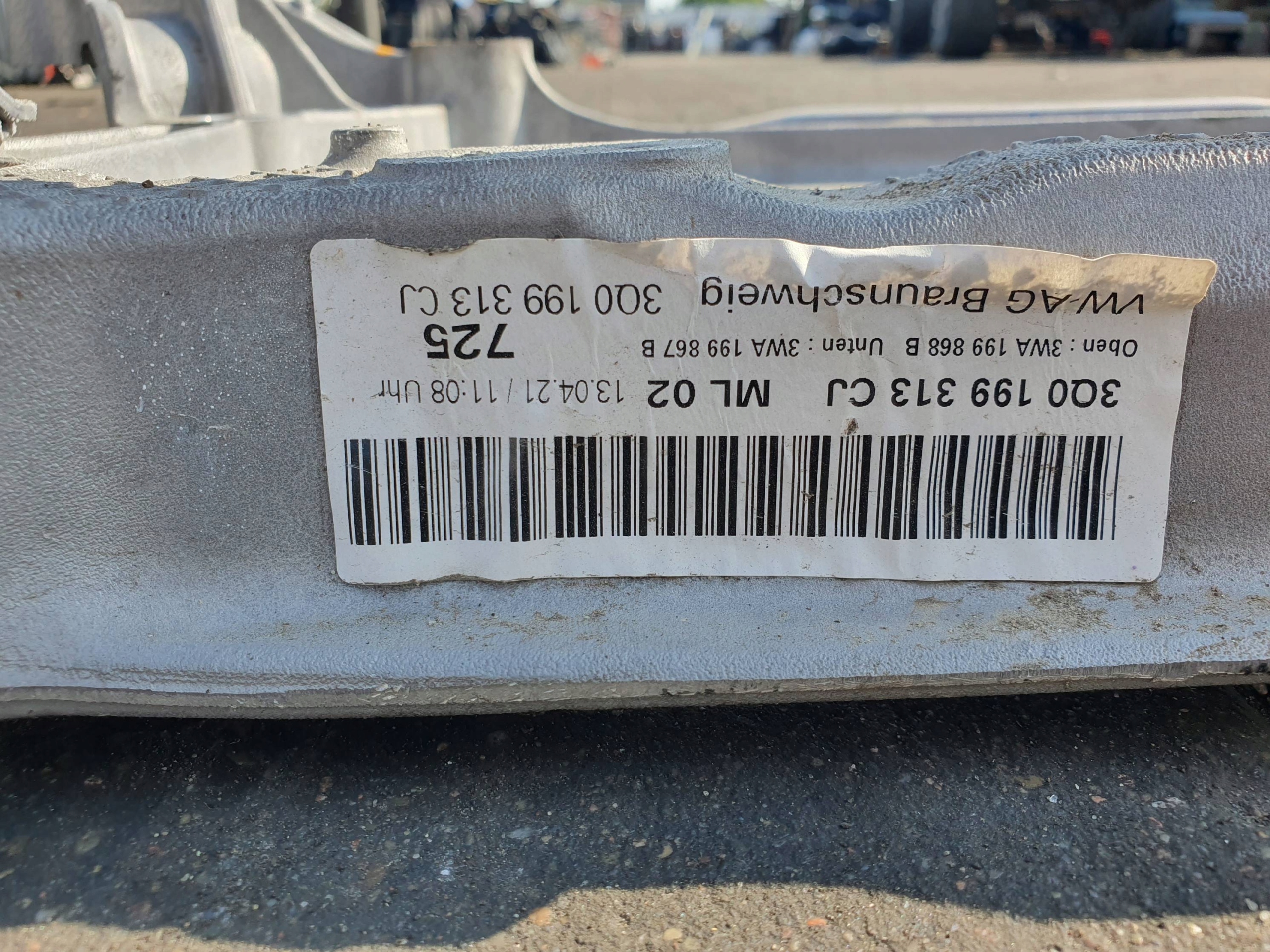 axle beam front 3Q0199313CJ VOLKSWAGEN ARTEON