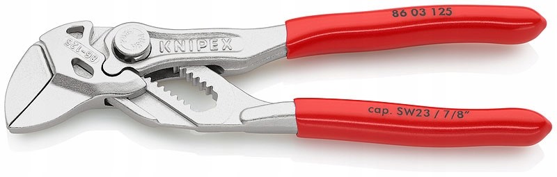 Kleště-Klíč nastavitelné 2v1 Knipex 86 03 125