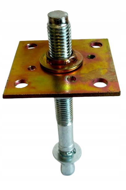 Podstawa słupa 90x90 regulowana z kotwą metalową