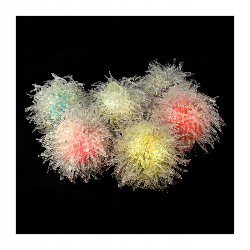 Antystresowa Świecąca Piłka Gniotek Przeźroczysta Rodzaj gniotki