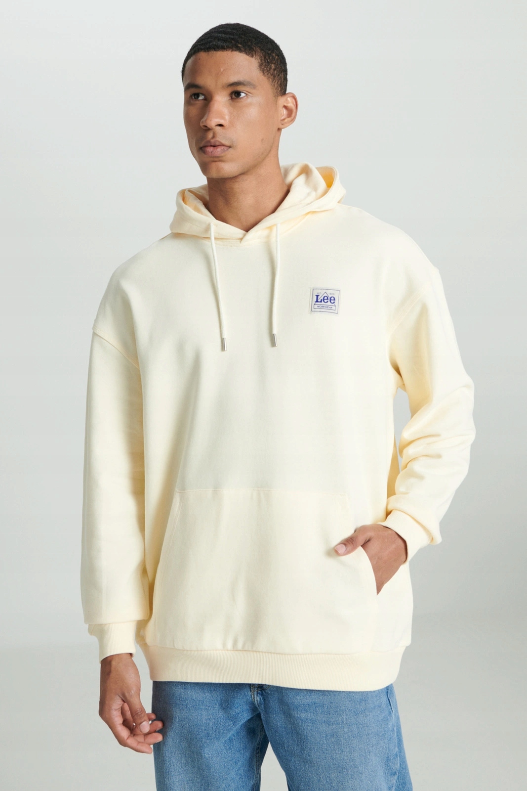 Męska bluza Lee Ww Hoodie Ecru 112388488 L