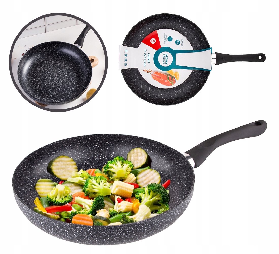 

Patelnia Na Gaz I Indukcję Nieprzywierająca 30cm