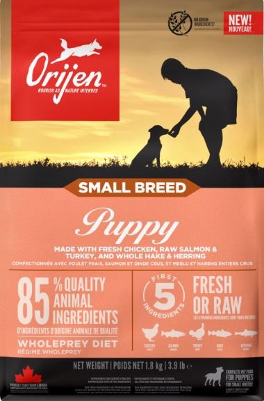 Orijen Puppy small breed (chicken&salmon and herring) 2KG exp:30.11.26