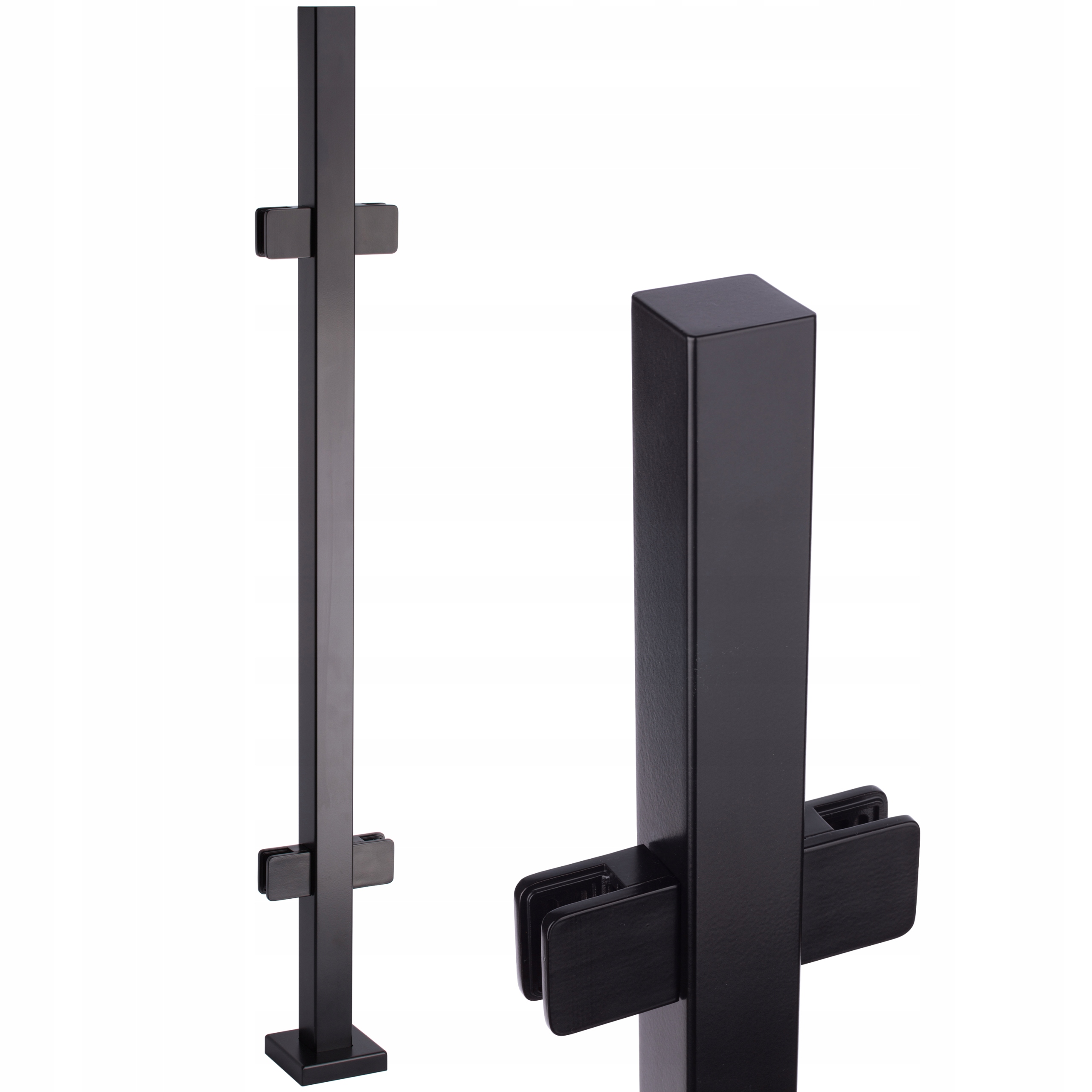 

Słupek Balustrady 40x40 Czarny Dla Szkła Przelot