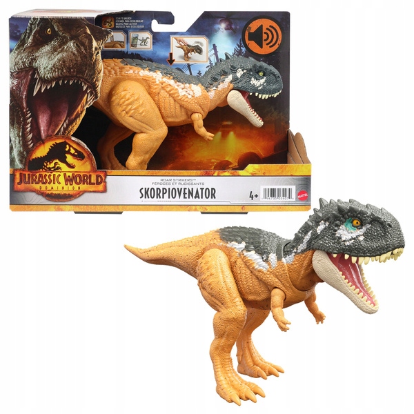 

Dinozaur Jurassic World Skorpiovenator Dźwięk Ryk