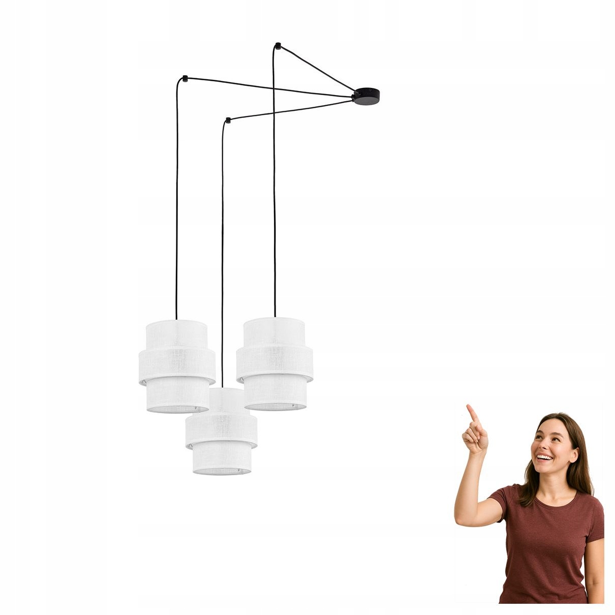 Stropná lampa Calisto White 5975 Tk Lighting