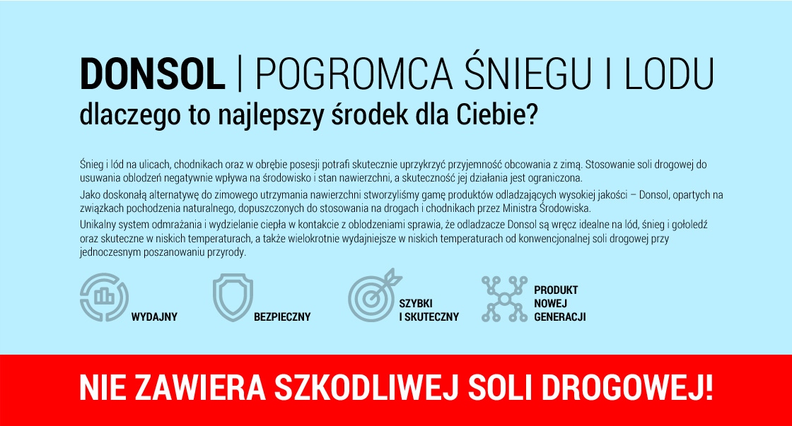 DONSOL 10kg niebieski ANTYLÓD pogromca śniegu lodu Waga 10 kg