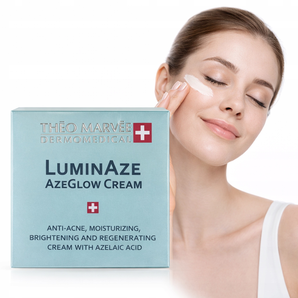 Theo Marvee LuminAze Aze Glow Cream krem Kwas Azelainowy rozjaśniający
