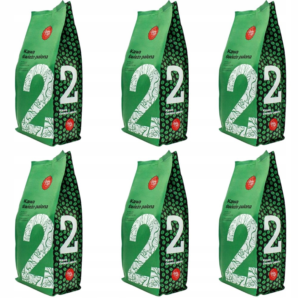 Kawa ziarnista Quba Caffe No. 2 kawa mieszana z polskiej palarni zestaw 6kg