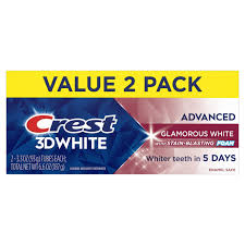 Crest 3D Glamorous White 2x93g Pasta do zębów z Usa