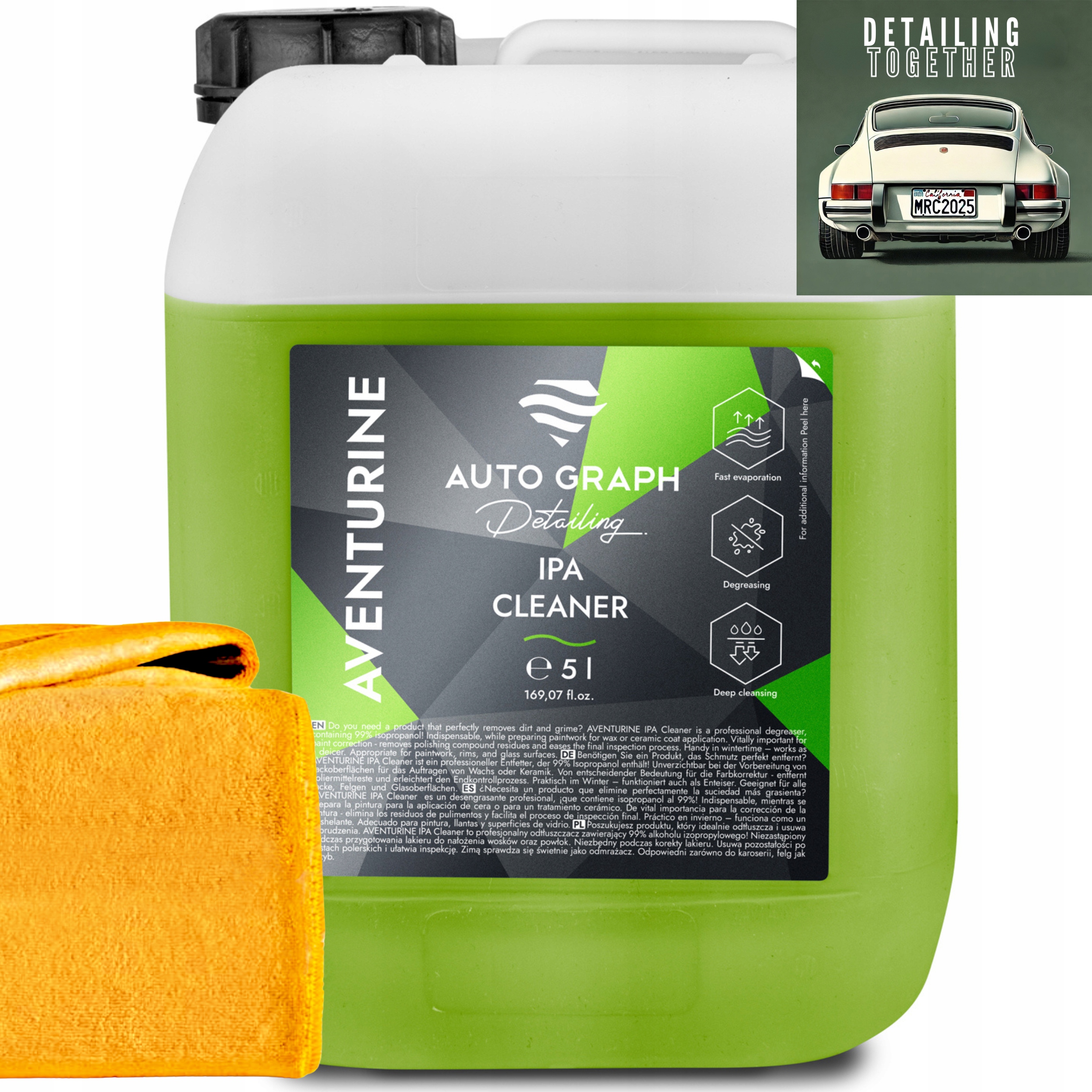 Auto Graph Aventurine Ipa Cleaner Izoporoprašový odmasťovač alkoholu 5L