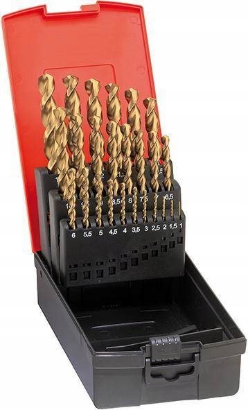Sada DIN338 Hsse typ Fu TiN 1-13 mm