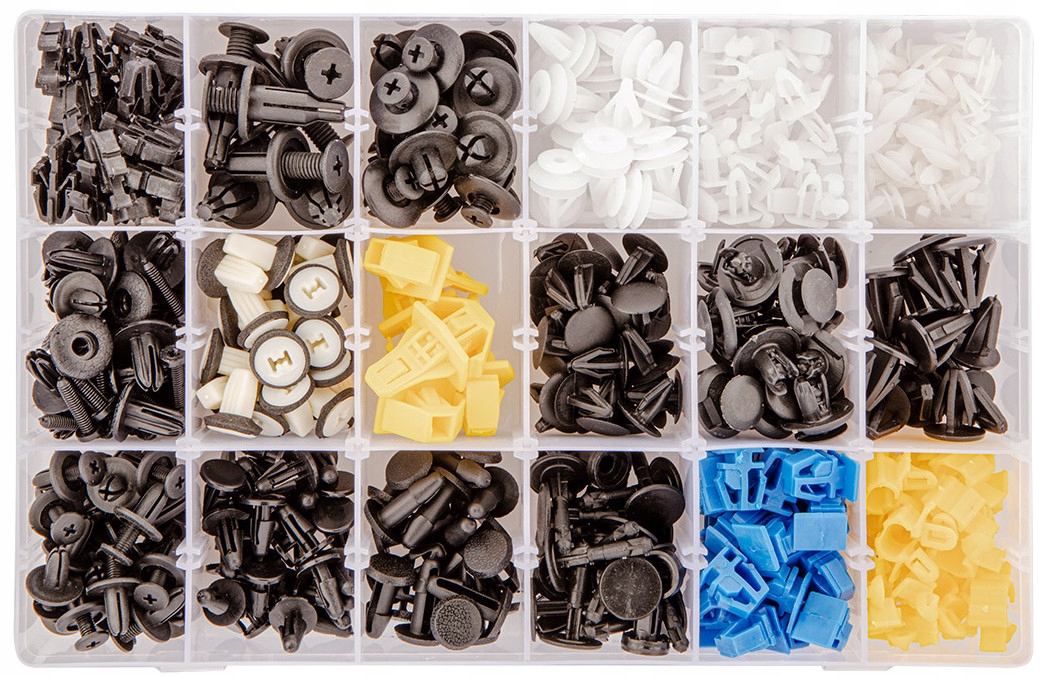 ZESTAW SPINEK samochodowych Honda 418szt NEO TOOLS