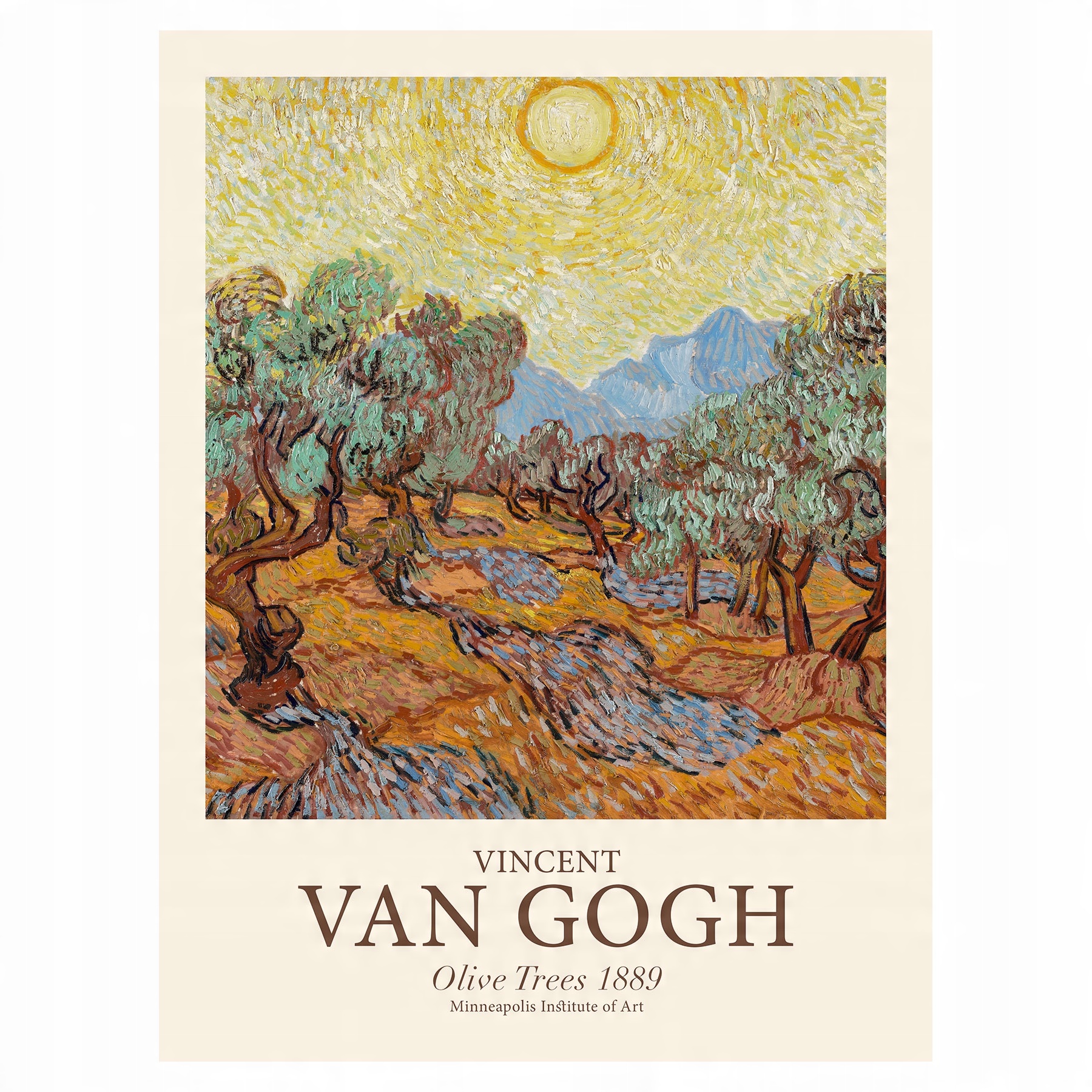 

Plakat 30x40 Vincent van Gogh Olive Trees 1889