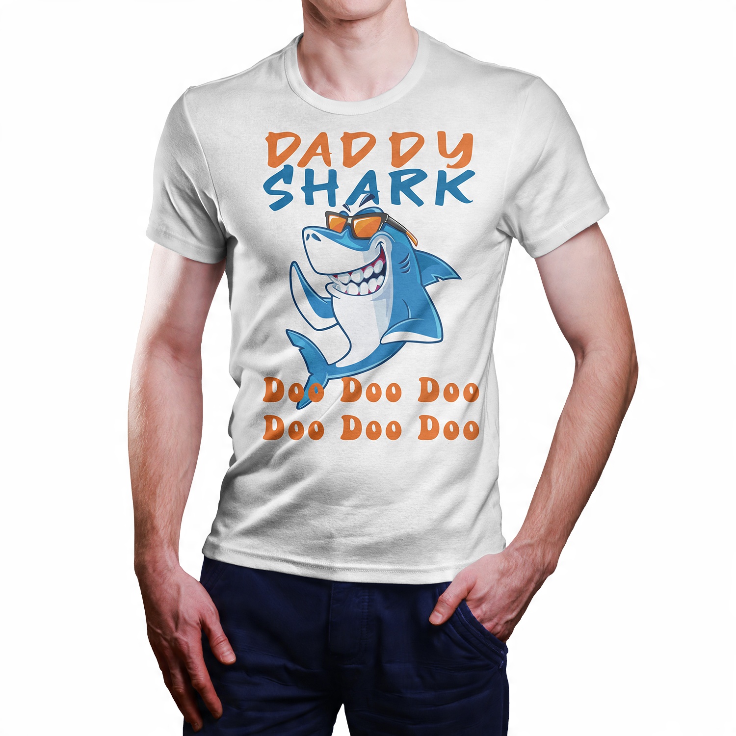 

Daddy Shark Koszulka dla Taty na Dzień Ojca r. XL