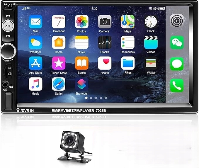 Radio samochodowe Camecho SH1AM2CA kamera cofania