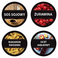 

Naklejki na słoiczki z przyprawami 160sztuk