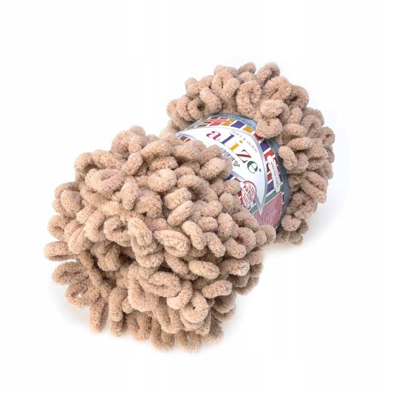 Włóczka Alize Puffy Fine małe pętelki C. Beż 415