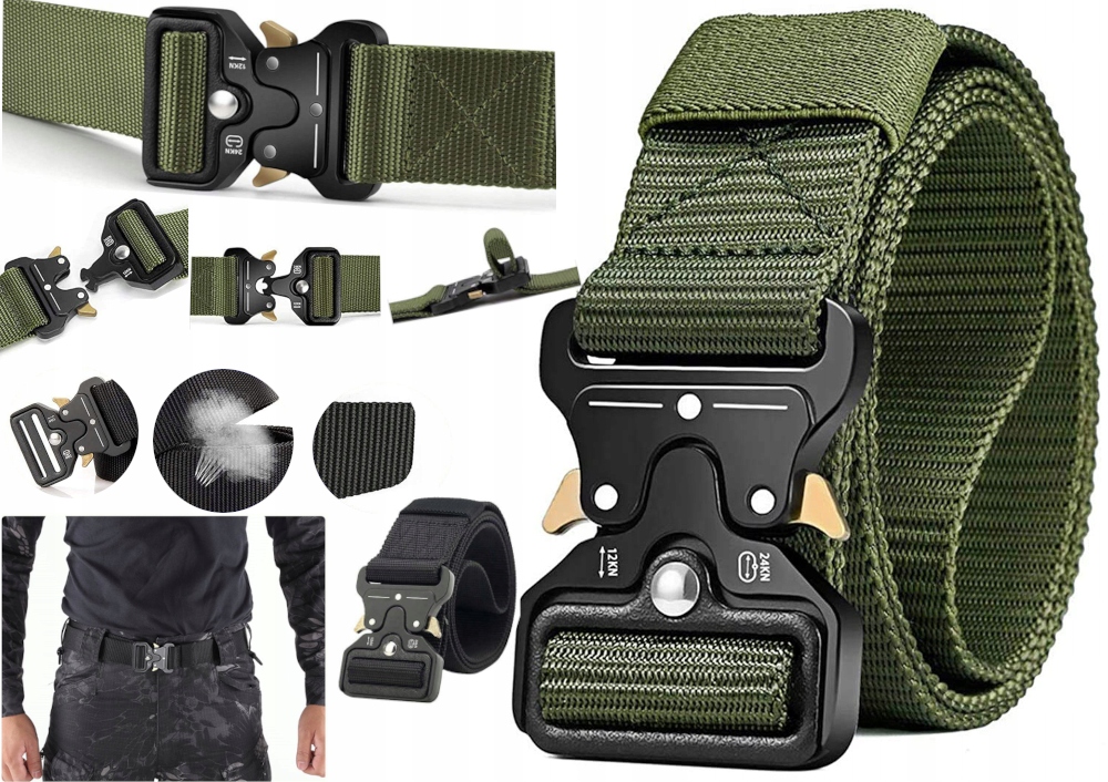 

Pas Taktyczny Militarny Wojskowy Survival XXL