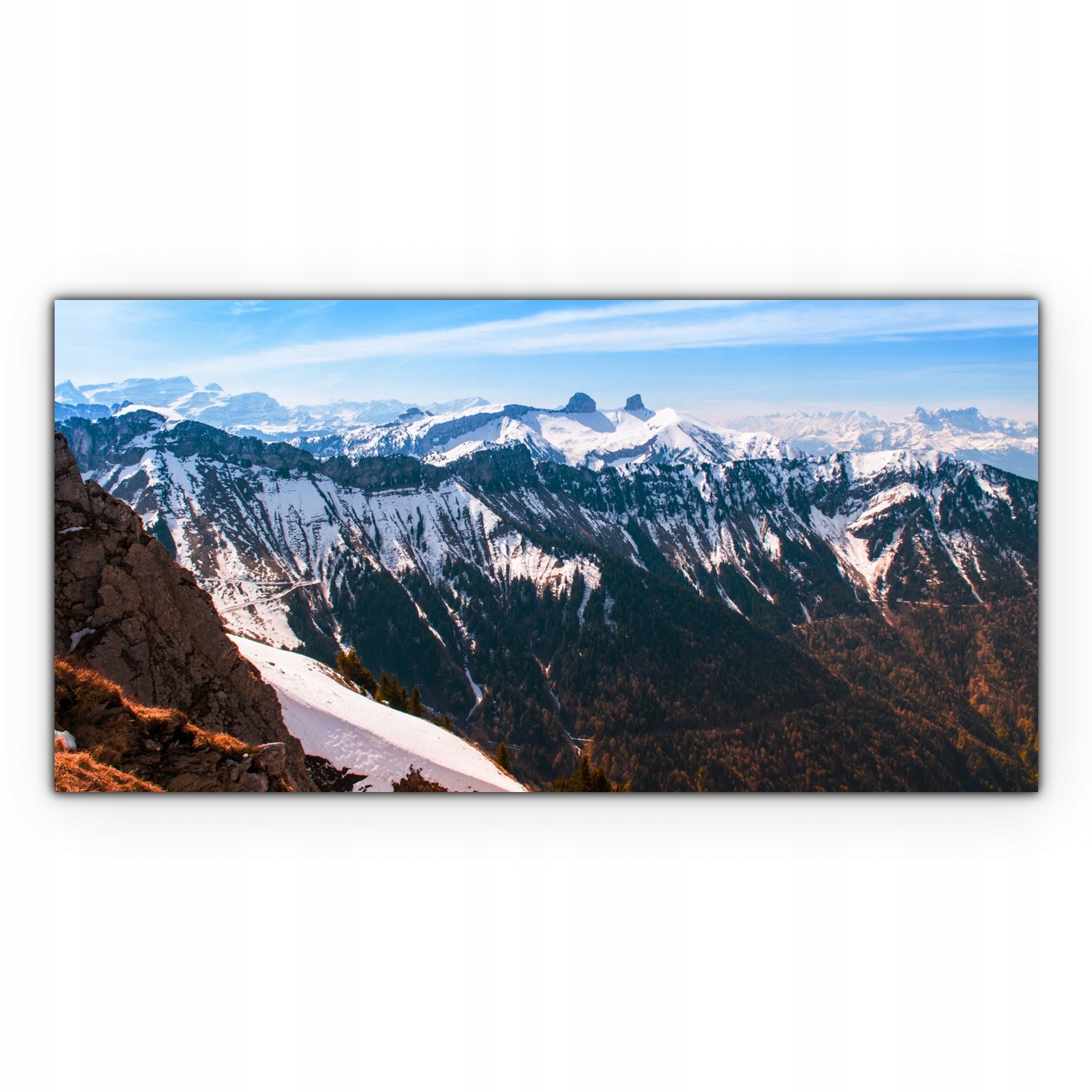 

Obraz Canvas dekoracja 140x70 Śnieg Góry Krajobraz