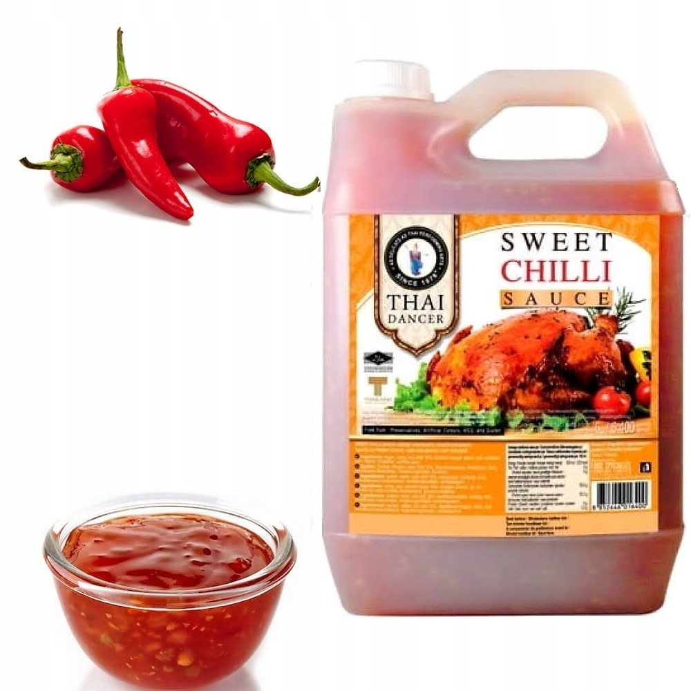 Tajski Słodki Sos Chilli Thai Sweet Chilli Sauce 6400g 6,4kg Thai Dancer