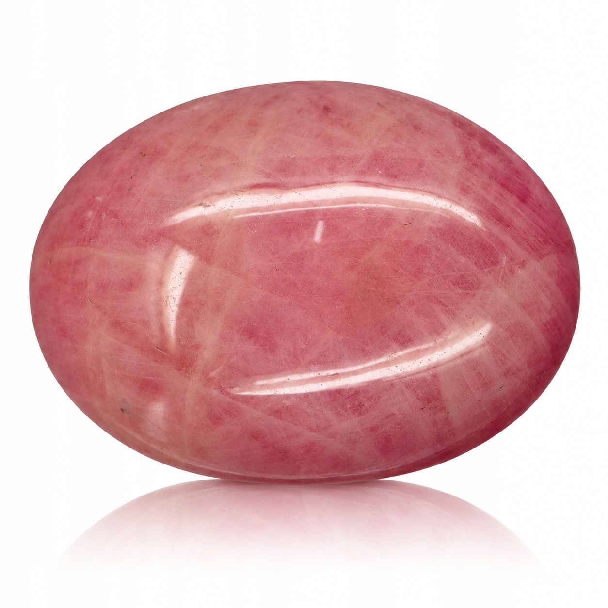 Přírodní Rubín 59.73 ct Kabošon Mosambik I3 certifikát Wbd
