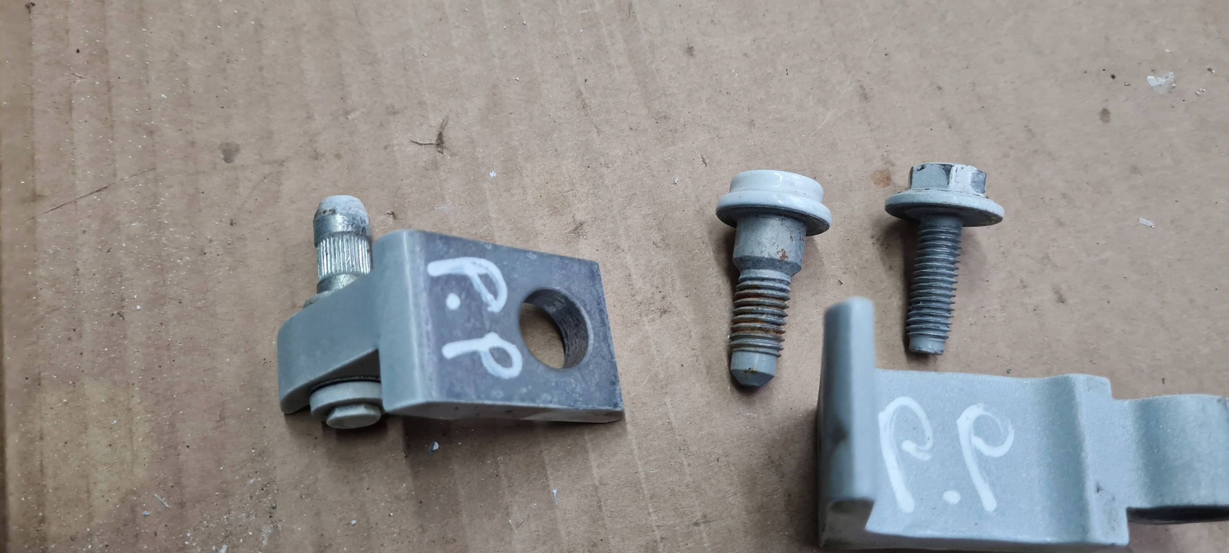A7 4G S7 hinge hinges door right right front front KOMPLET LY9C