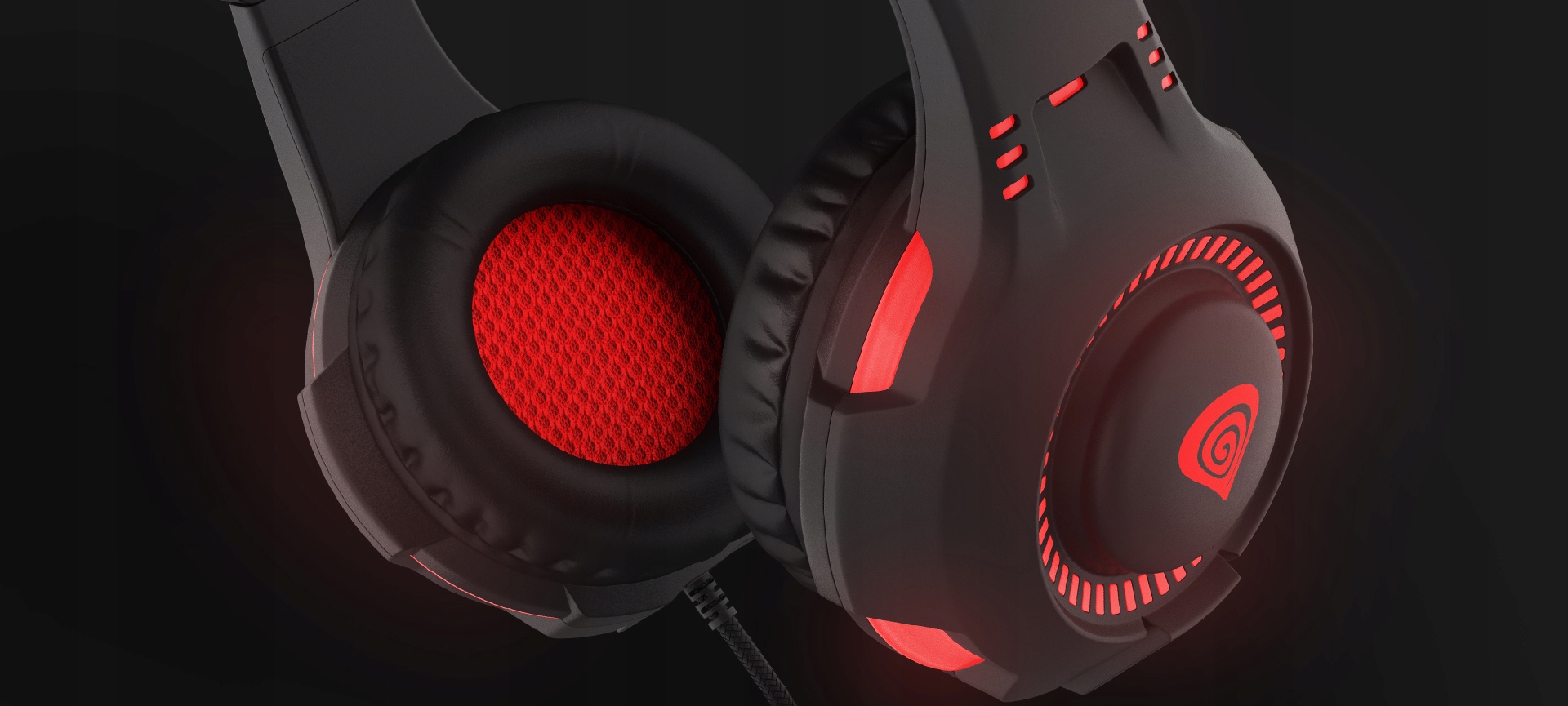 SŁUCHAWKI GAMINGOWE GENESIS RADON 210 7.1 MIKROFON Konstrukcja zamknięta