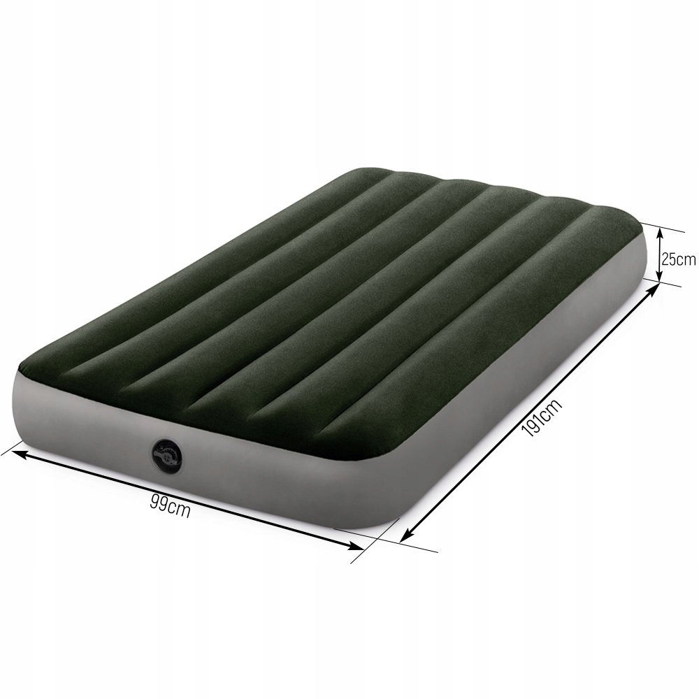 MATERAC DMUCHANY WELUROWY Intex 1-osobowy 64107 Marka Intex
