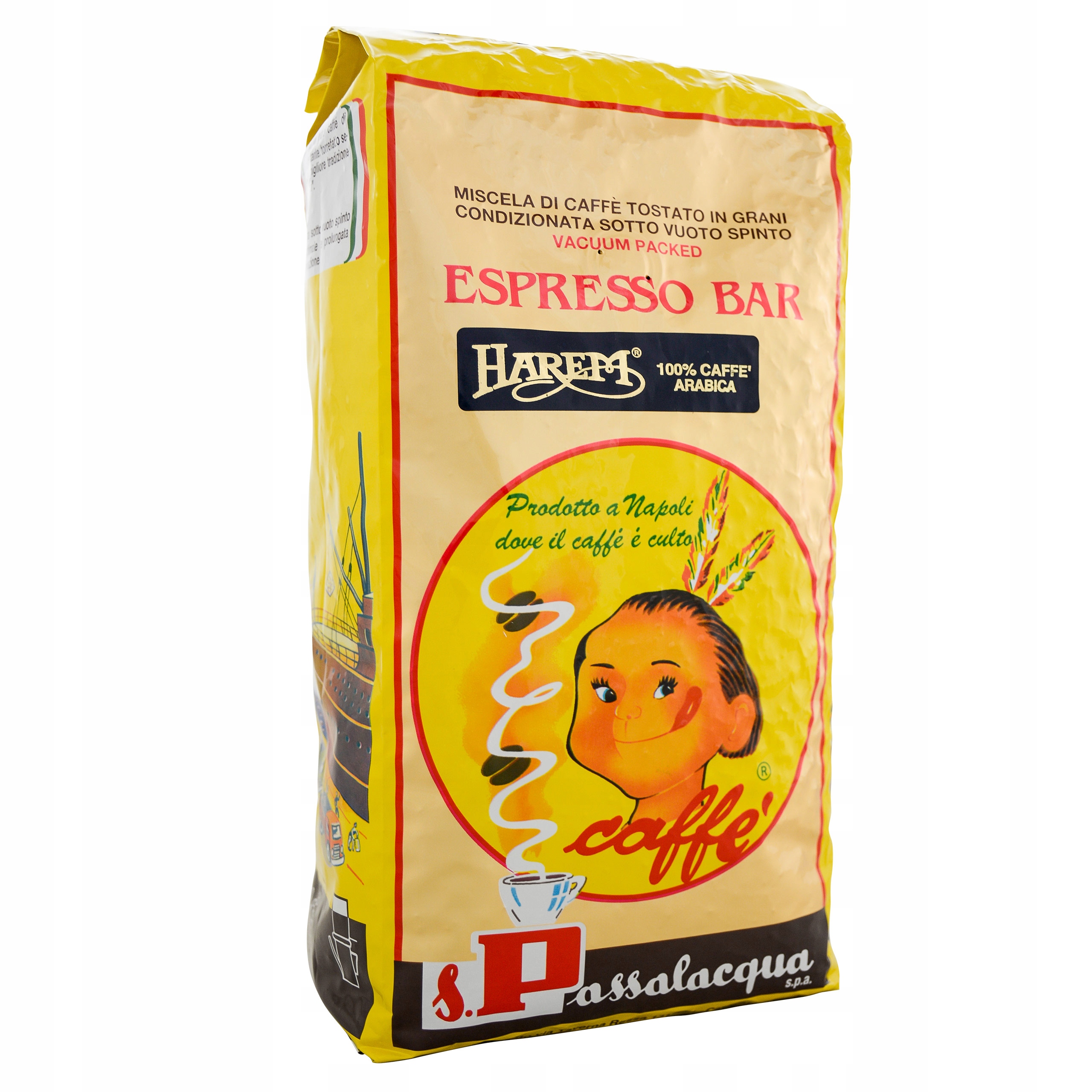 Levně Káva zrnková Passalacqua Harem 100% Arabica 1 kg