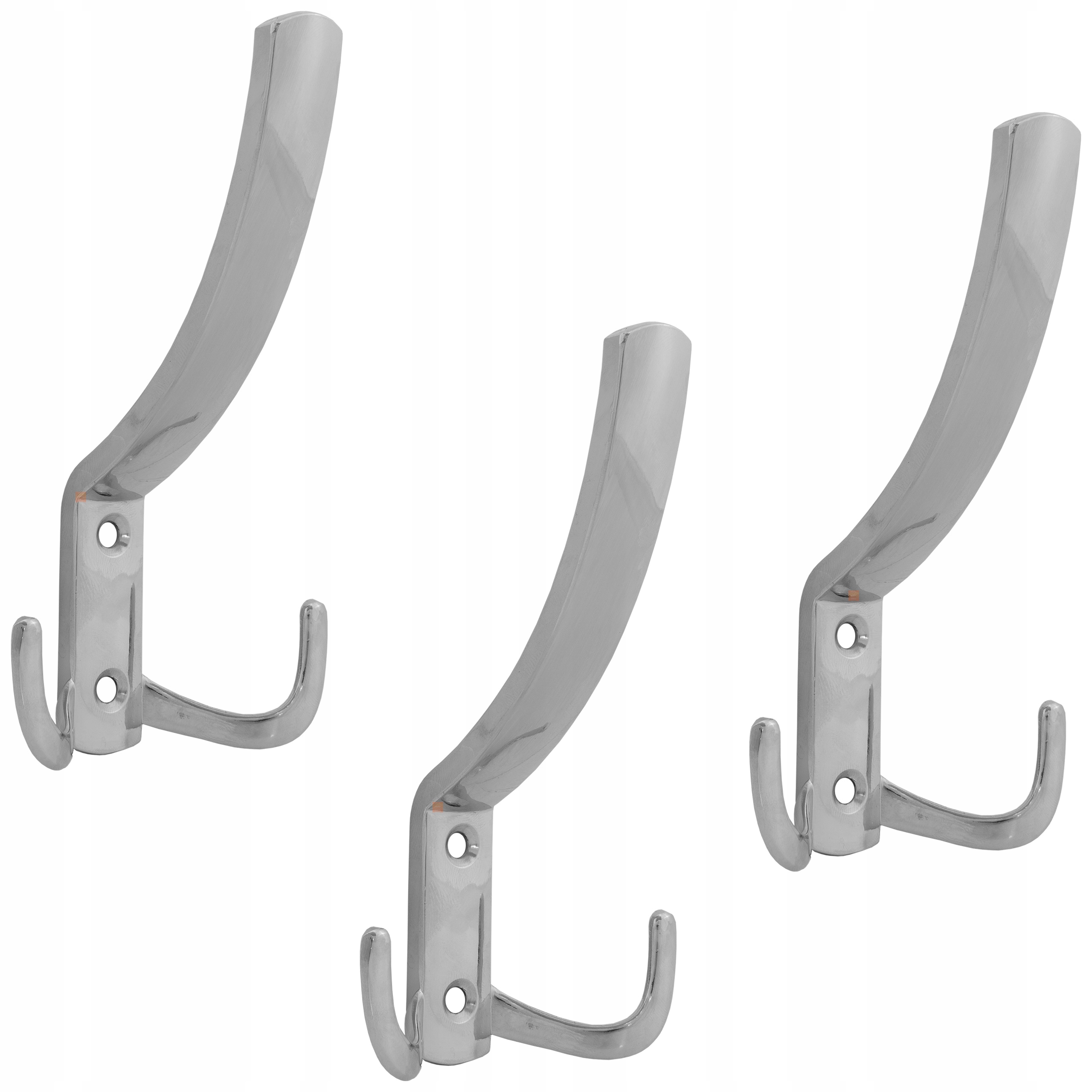 

Wieszak meblowy wysoki na ubrania W008 Chrom 3szt