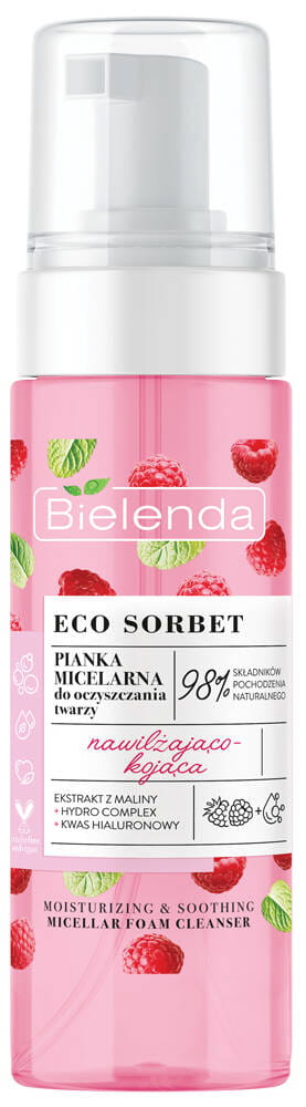 BIELENDA ECO SORBET MALINA PIANKA MICELARNA 150ML