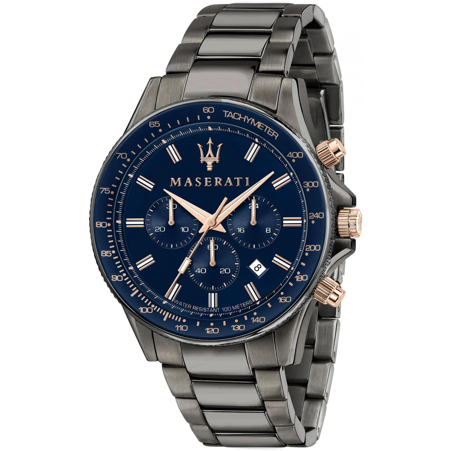 Pánské Hodinky Maserati R8873640001 šedý náramek