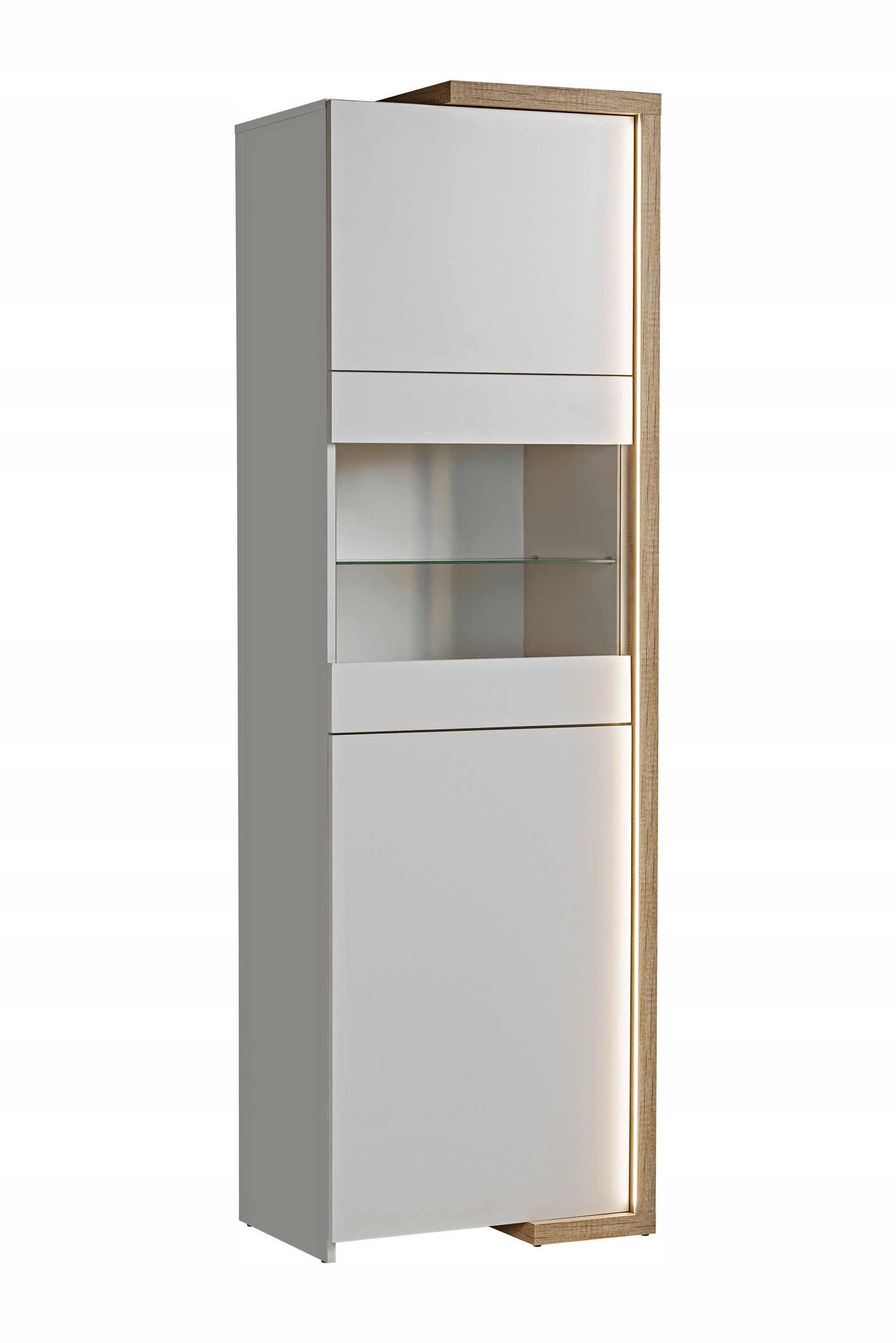 ELEGANCKA WYSOKA WITRYNA / DASAR / SZKŁO / LED