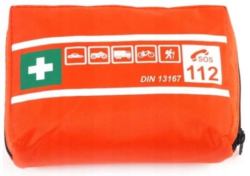 APTECZKA SAMOCHODOWA auta PIERWSZA POMOCY DIN13167 Rodzaj przenośna / walizka